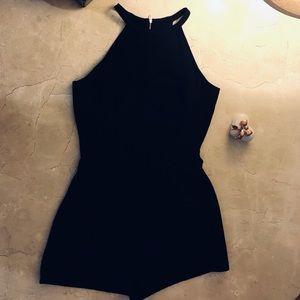 Black romper shirt